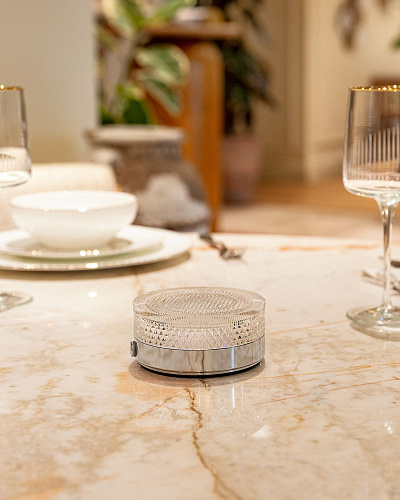 Светильник Claire 8x8x5 см- серебряный