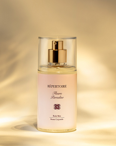 Спрей для тела Répertoire 100 мл. – белые цветы, белый мускус, пудра 