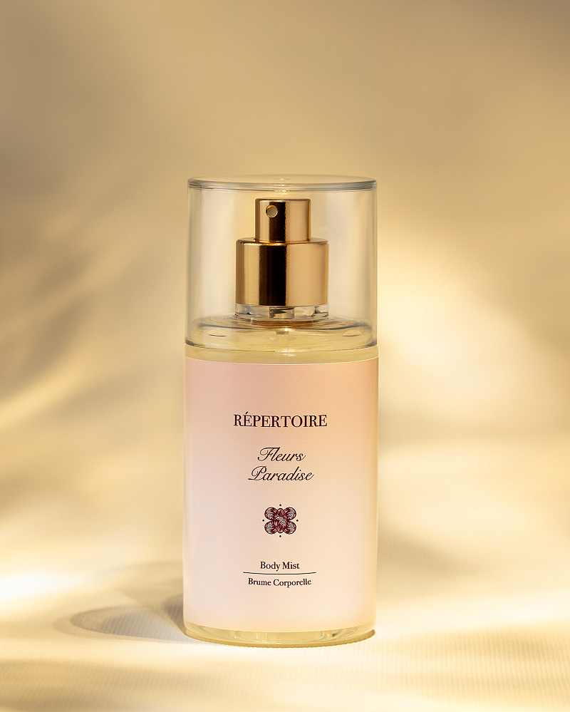 Спрей для тела. 100ML. Аромат:Белые цветы, Белый мускус, Пудра
