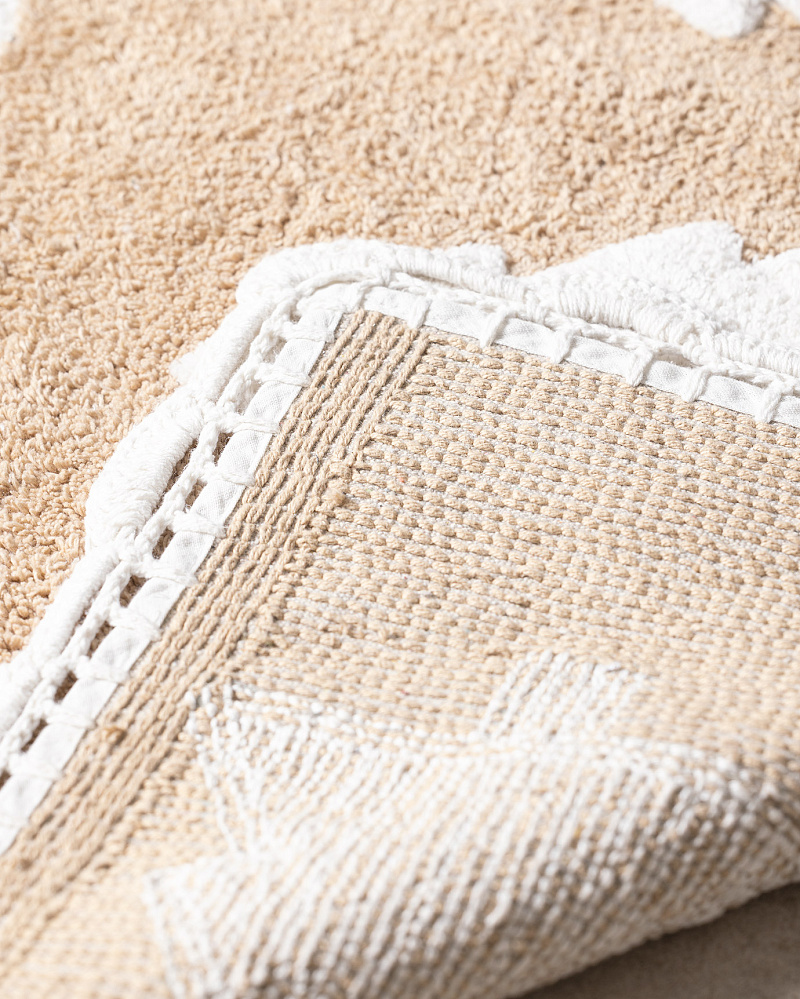 Коврик для ванной Lumière Matin рождественский 50x80 см, - хлопок