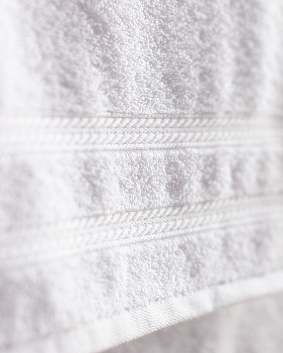 Банное полотенце Ryella Armure Hotel Collection 80x150 см. - белое