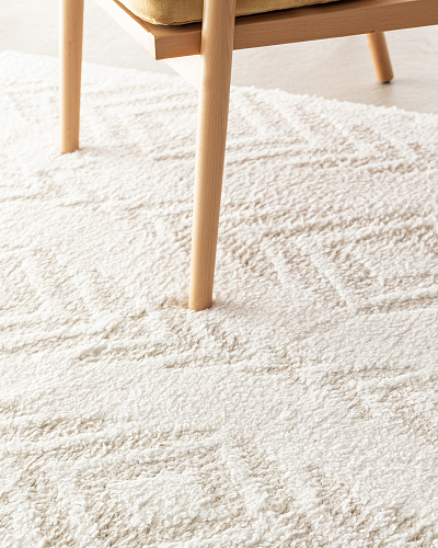 Ковер Douceur 80x150 см. - белый / кремовый