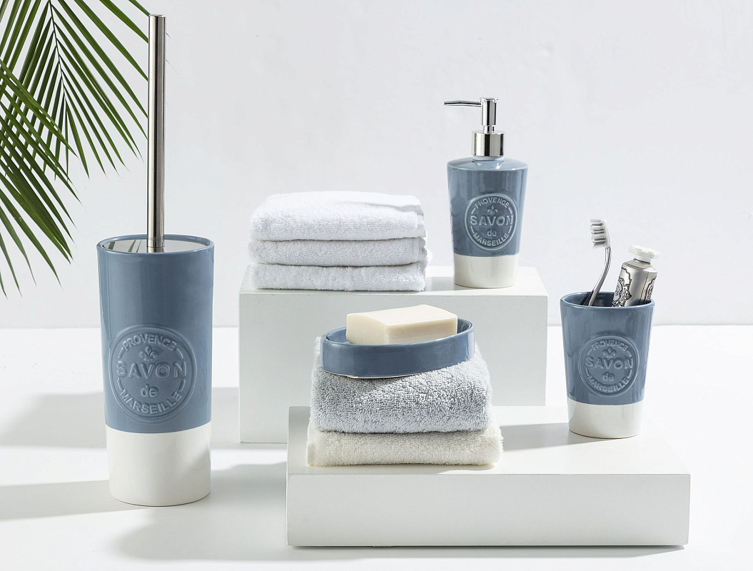 Набор аксессуаров Elua из 4 шт. керамический - голубой