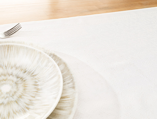 Дорожка на стол Moroccon 45x160 см. - белая