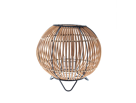 Подсвечник Corinne Lantern 38x38x36 см - бежевый