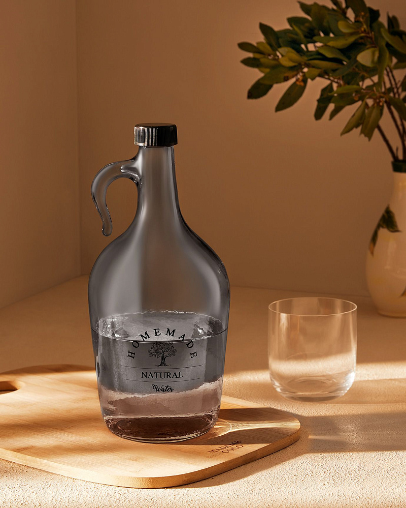 Бутылка для воды Maud Gallon 1500 мл - серая