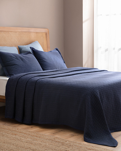 Комплект покрывало + 2 наволочки Berthe  280x280 см, хлопок