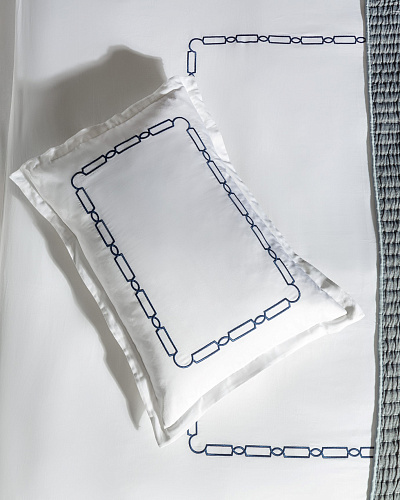 Комплект постельного белья евро Lis Yacht Collection с 4 наволочками и 2 пододеяльниками 260х280 см, хлопок