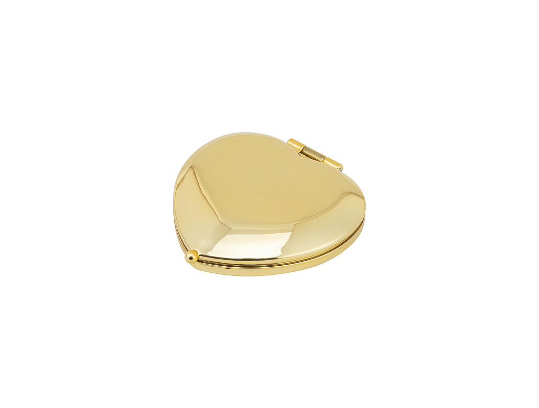 Мини-зеркало Amelie 6,1x5,8x1,6 см. - золотистое