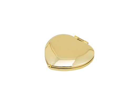 Мини-зеркало Amelie 6,1x5,8x1,6 см. - золотистое