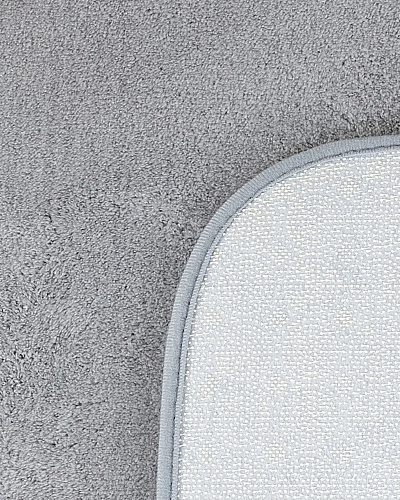 Комплект из 2 ковриков для ванной Carol 50x80см и 45x50см - серый