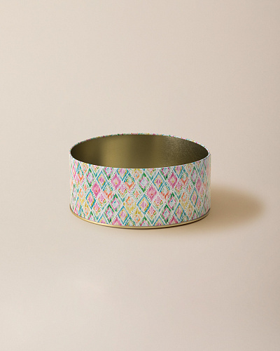 Круглая коробка Collin 19x6 см. - разноцветная