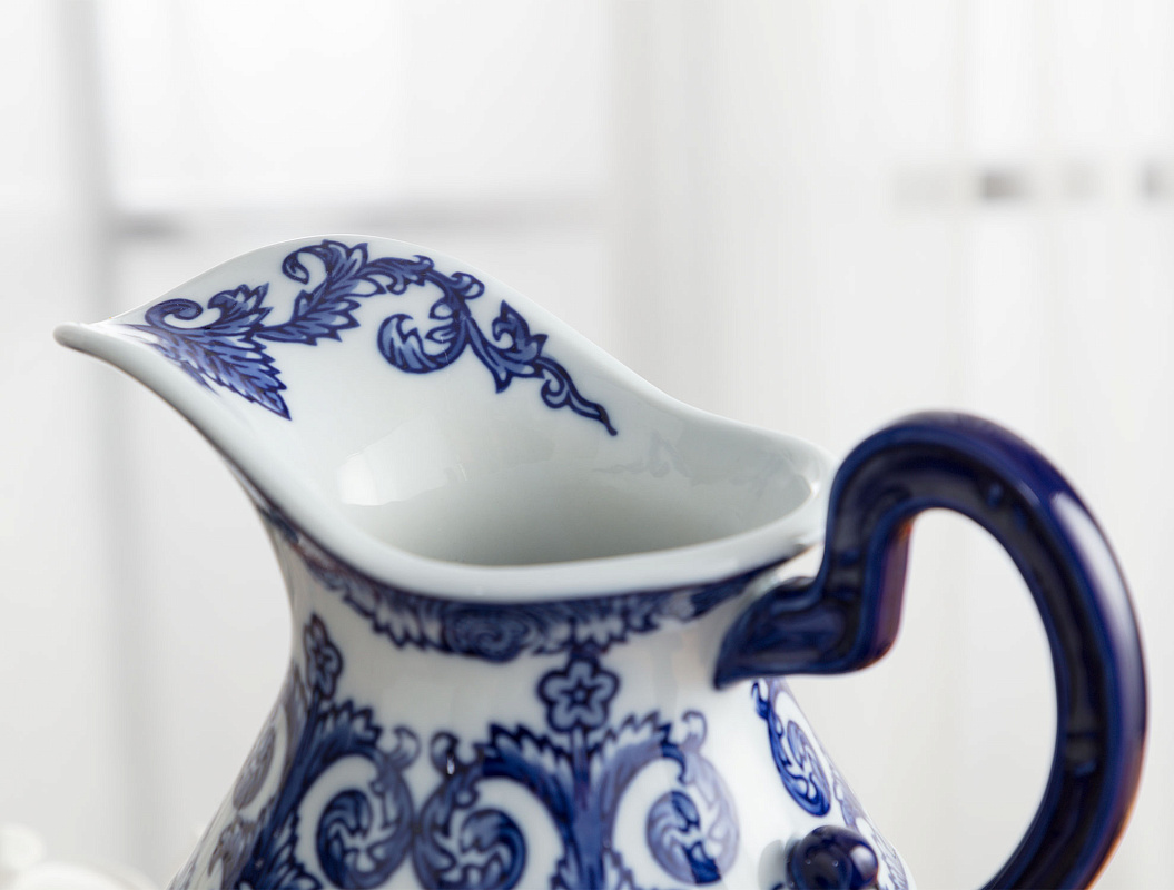 Ваза Calais Bleu Blanc 22,5x17,5x30 см, фарфор