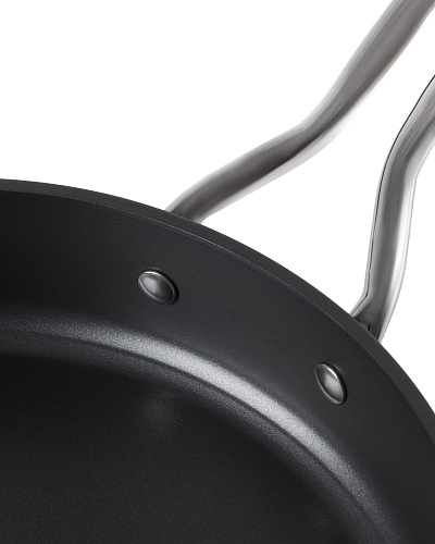 Набор посуды Titanium Professional из 7 шт., 18-22-26 см. - темно-серый