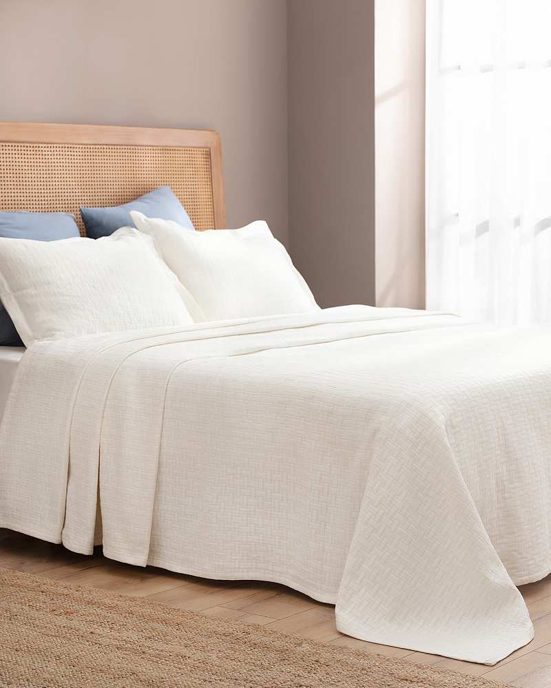 Комплект покрывало + 2 наволочки Berthe Yacht Collection  230x260 см, -  хлопок