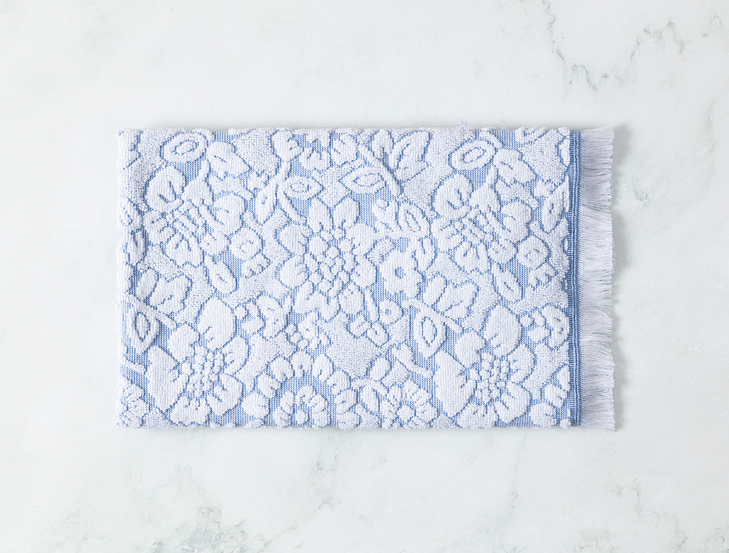 Полотенце для лица Maynard 50x70см - синее / белое