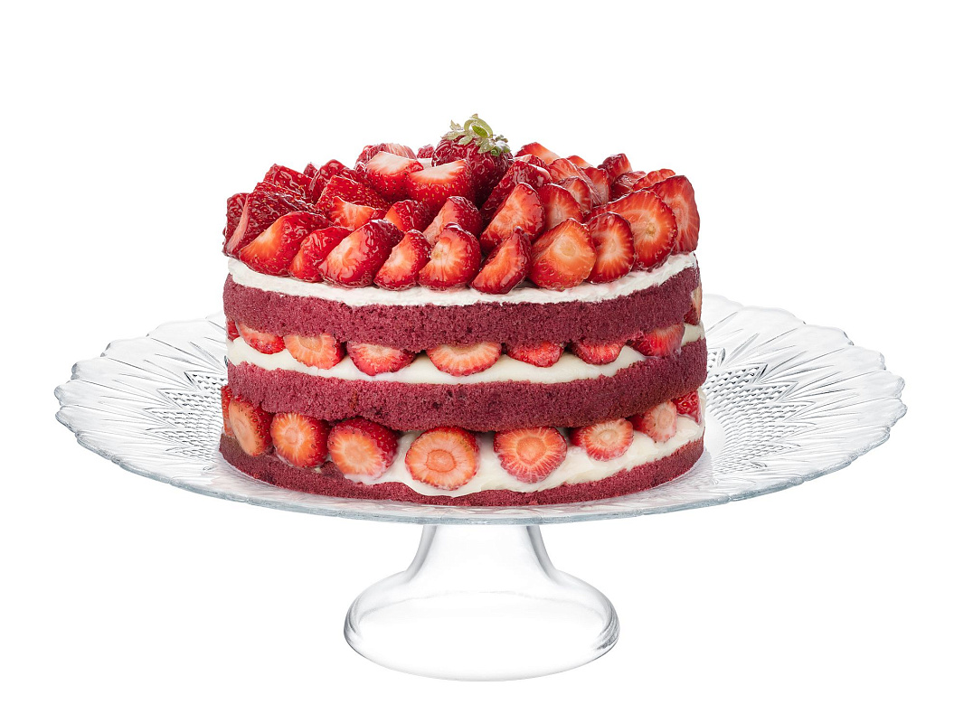 Стеклянная подставка для торта Margery 33 см