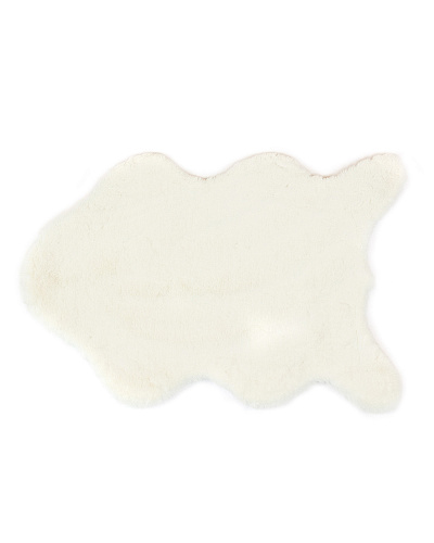 Плюшевый коврик Arc En Ciel Rabbit 60x90 см. - белый