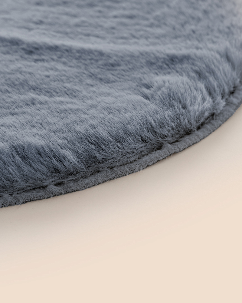 Плюшевый коврик Armend 60x90 см. - темно-серый