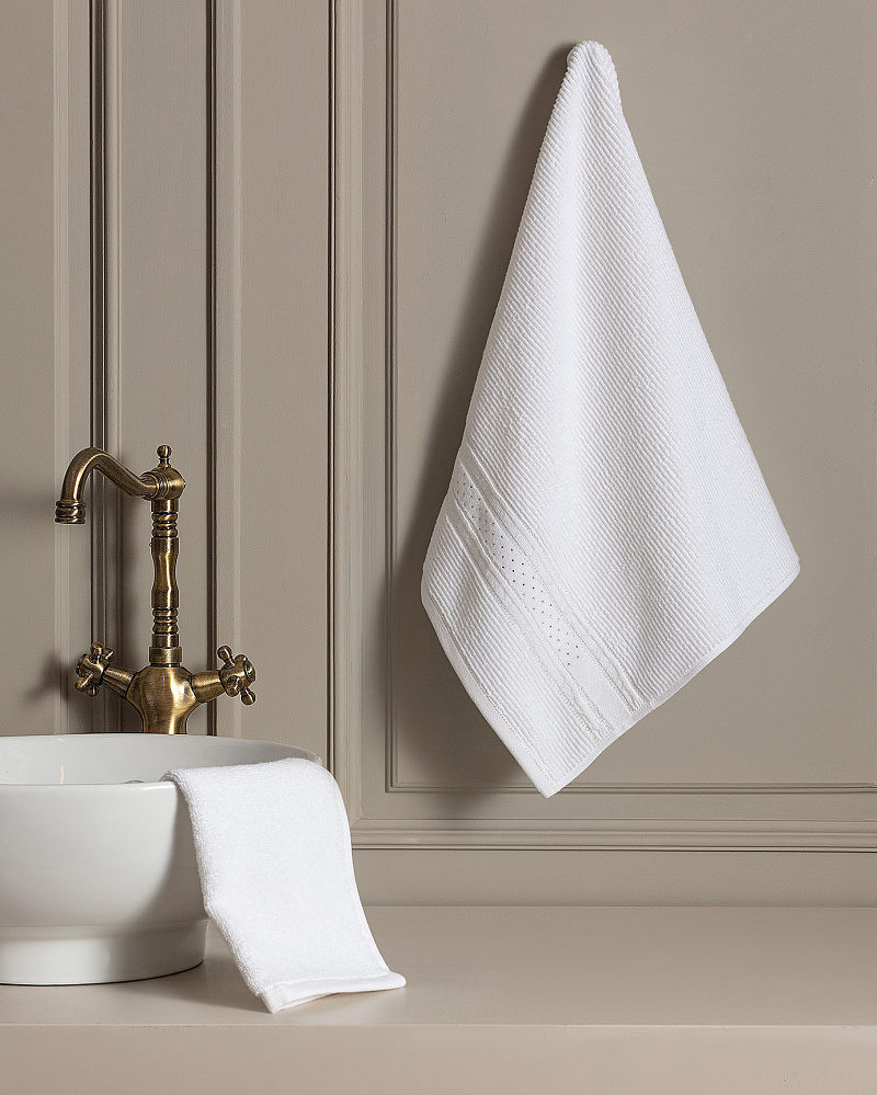 Полотенце для лица Alice 50x80 см. - белое