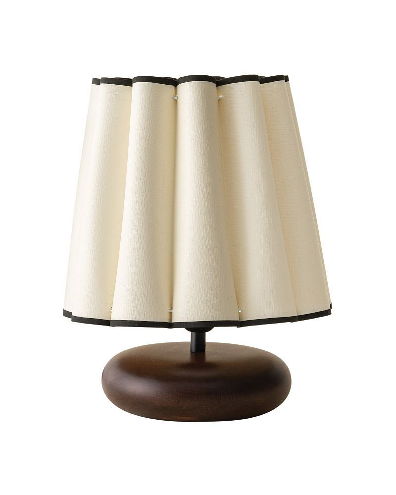 Абажур Elizabeth 36x28x28 см. - коричневый / экрю