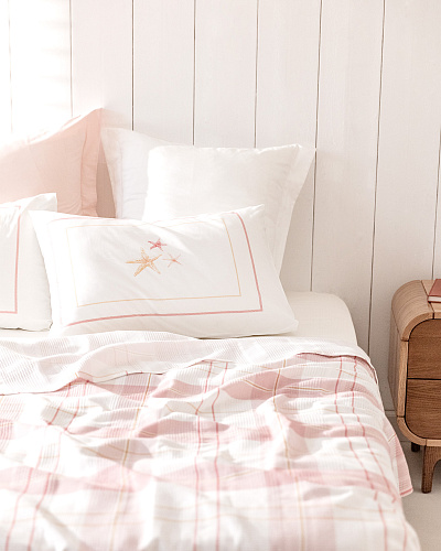 Комплект постельного белья двуспальный Musette с покрывалом 240x260 см, хлопок