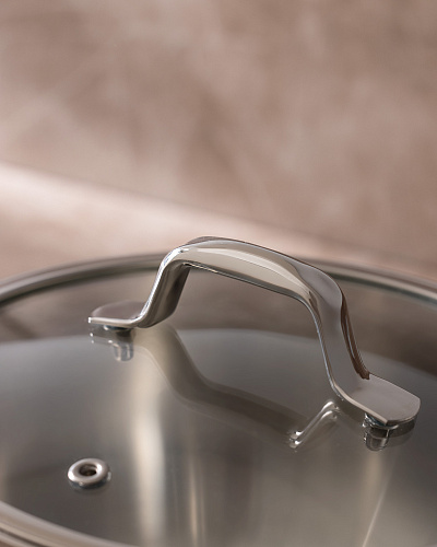 Кастрюля с крышкой Vera 20 см, нержавеющая сталь