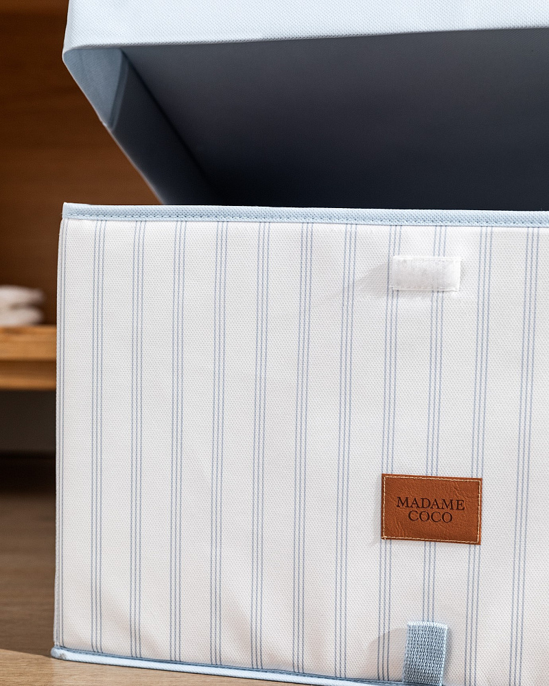 Органайзер для хранения с крышкой Nuage с принтом 48,5x38x30 см. 