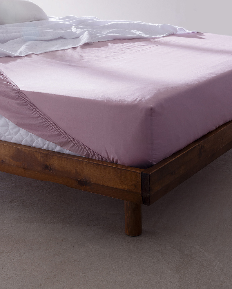 Простыня двуспальная Manon 180x200 см, хлопок