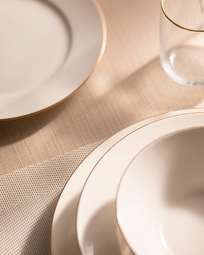 Обеденный набор Ariane на 6 персон из 24 шт., 15-27 см. - белый