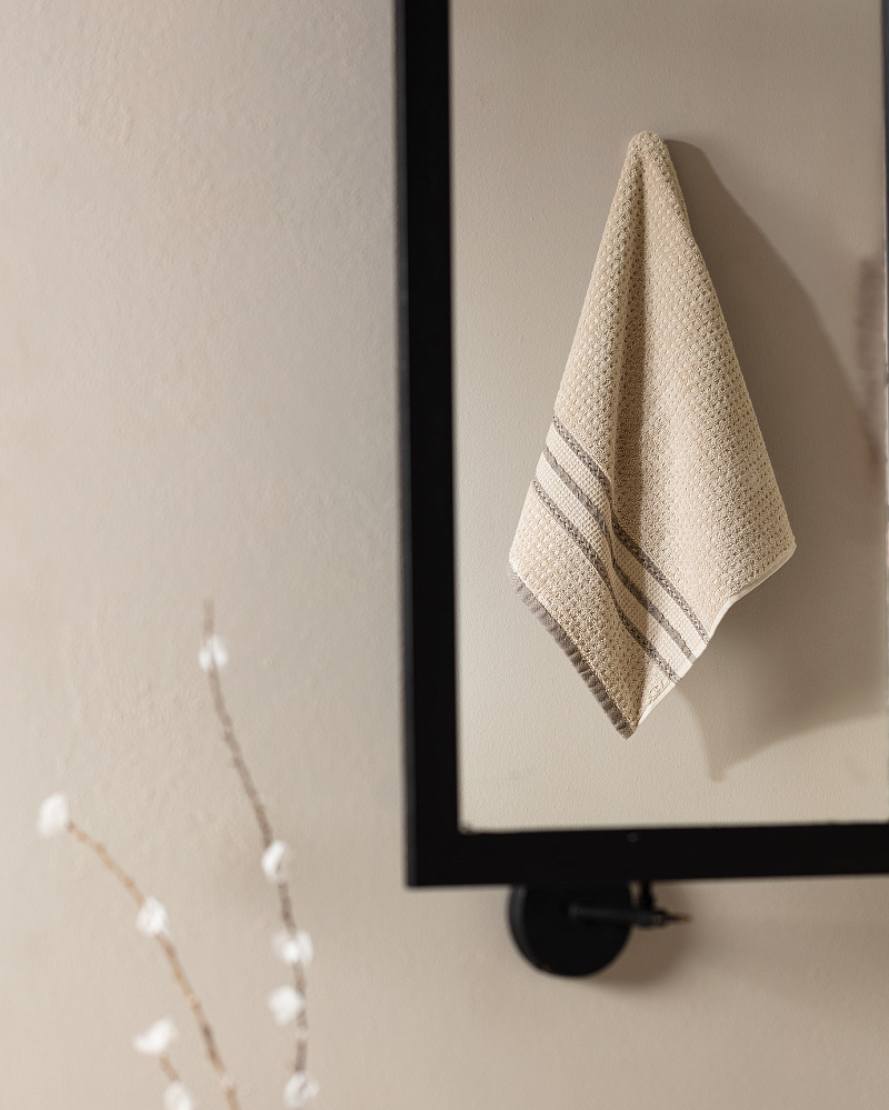 Полотенце для лица Alissa 50x76 см. - бежевое