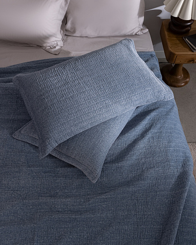 Комплект постельного белья евро Feolette с покрывалом и 2 наволочками 230x240 см