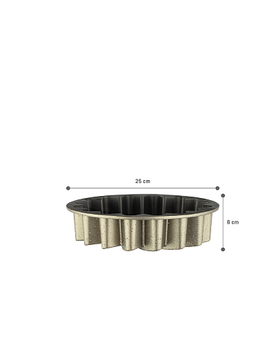 Форма для выпечки Liora 25x25x6 см, алюминий