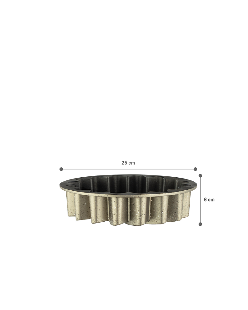 Форма для выпечки Liora 25x25x6 см, алюминий