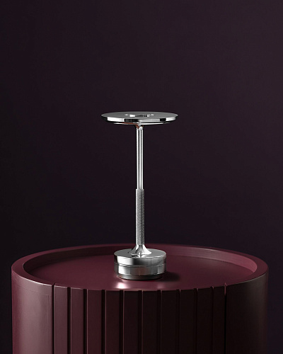 Лампа Stern 13x13x27,5 см - серебряная