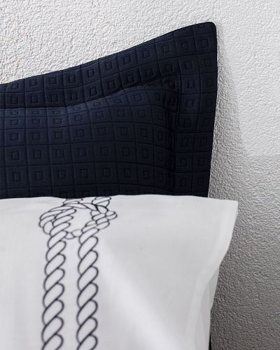 Комплект постельного белья двуспальный Rodez Yacht Collection с 4 наволочками и покрывалом 240x260 см, - хлопок