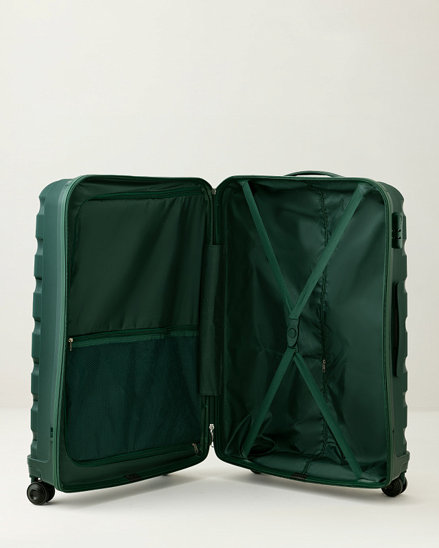 Чемодан Mer 50x32x75 см. - зеленый