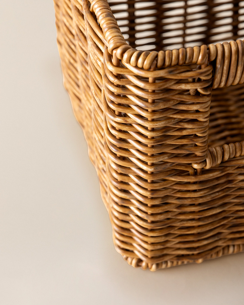 Корзинка с ручками Vendredi 17x17x14 см, - пластик