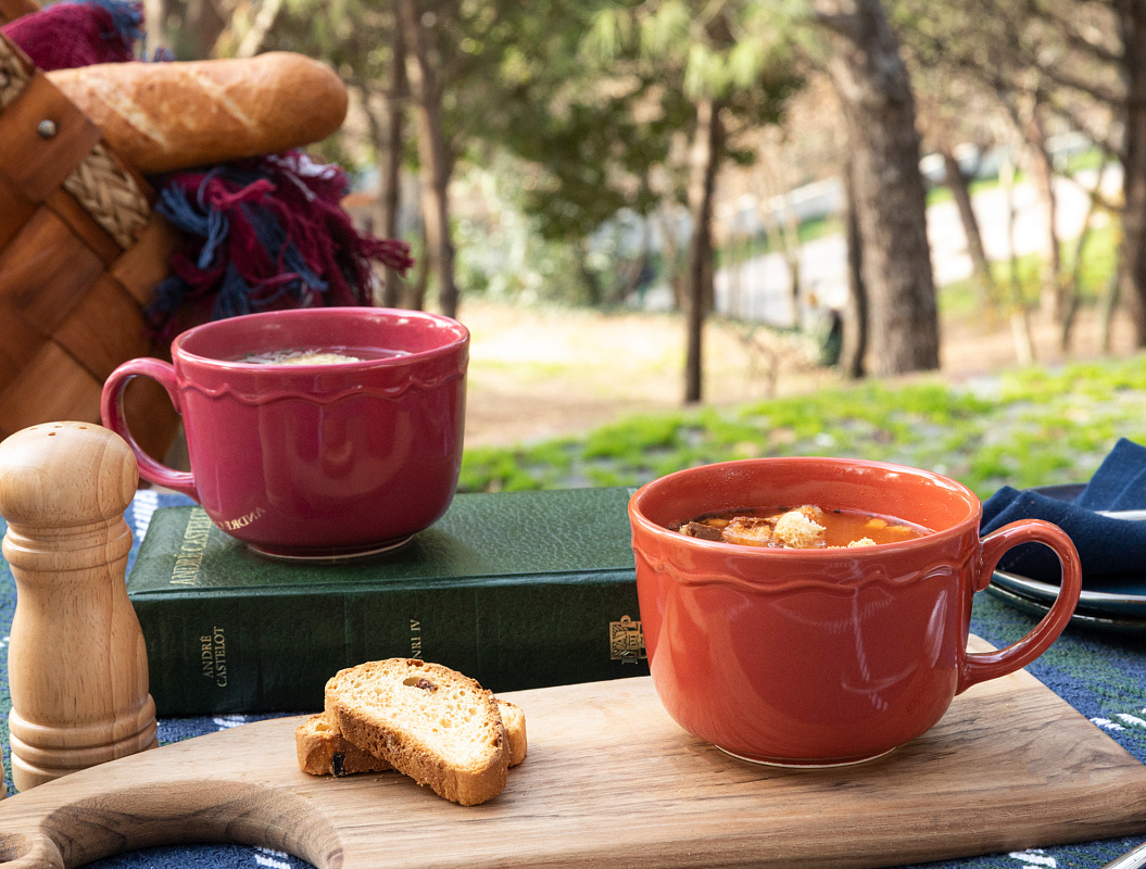 Кружка Tulipe, 480 мл - терракотовая