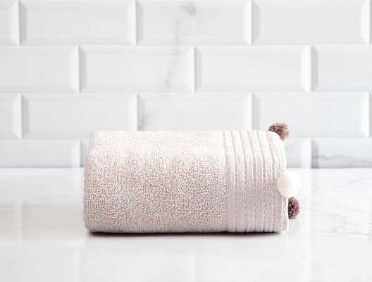 Полотенце для лица Valerie Luxury Collection 50x76 см. - бежевое