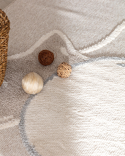 Ковер Celise с рисунком 160x230 см. - бежевый