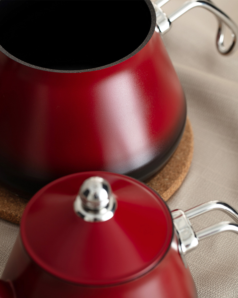 Турецкий двойной чайник Clarus 1000-2000 мл, - алюминий