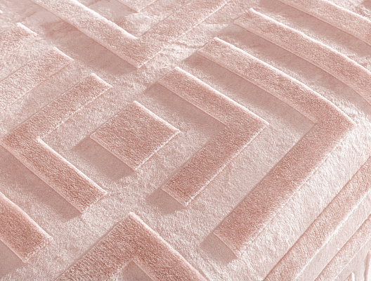 Плед Clementine Vizon 220x240 см. - пудровый