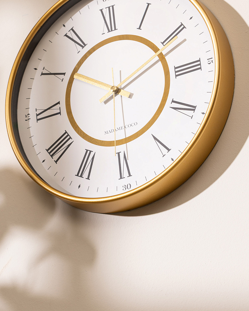 Настенные часы Agathe 30 см, пластик