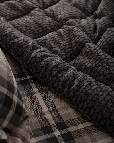 Комплект постельного белья полутораспальный Bobigny c одеялом-покрывалом 160x200 см