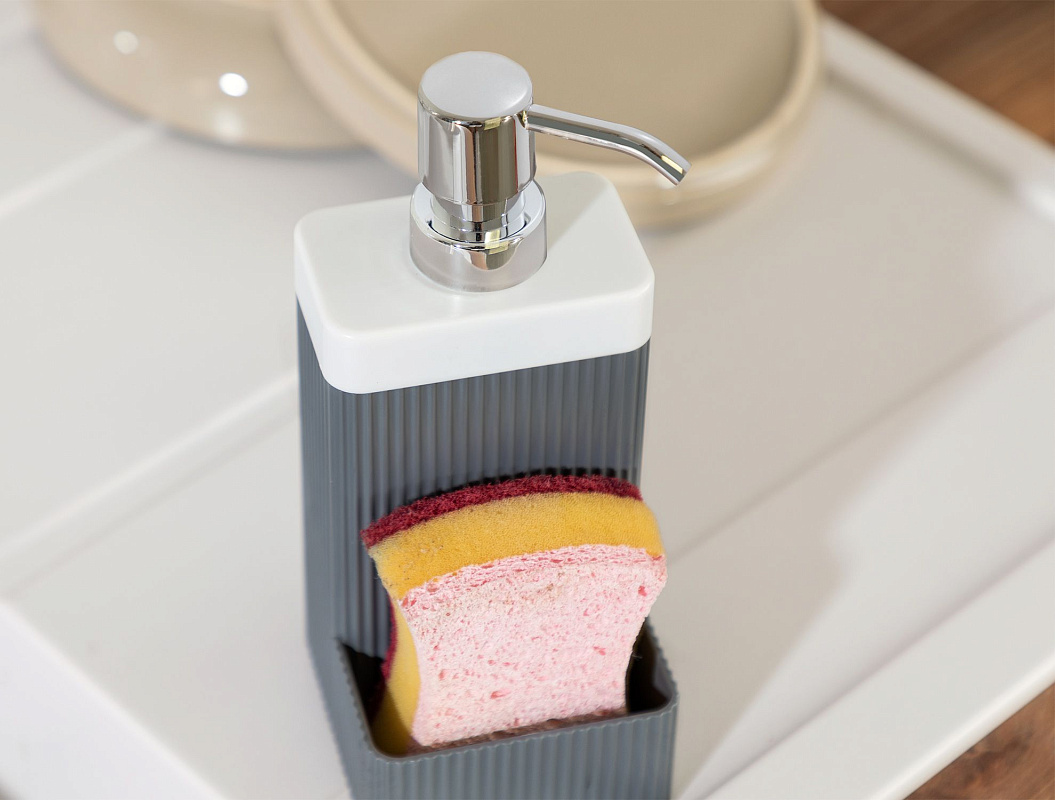 Пластиковый диспенсер для жидкого мыла Marais - антрацитовый