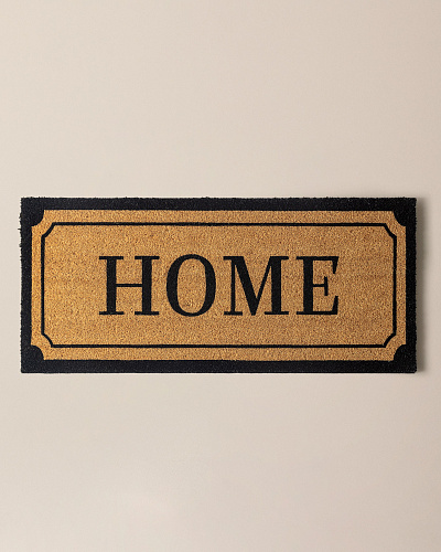 Придверный коврик Arles 45x100 см. - горчичный / черный