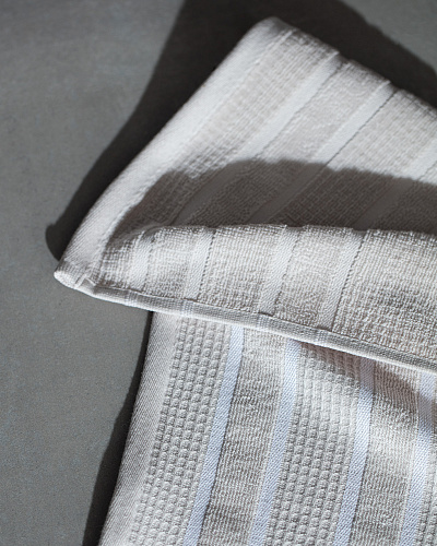 Набор полотенец Renier Luxury Collection из 2 шт., 50x90 - 80x160 см. - бежевый