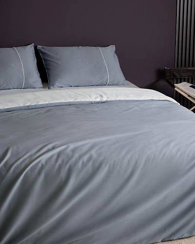 Комплект постельного белья семейный Danton с 2 пододеяльниками 240x260 см, хлопок