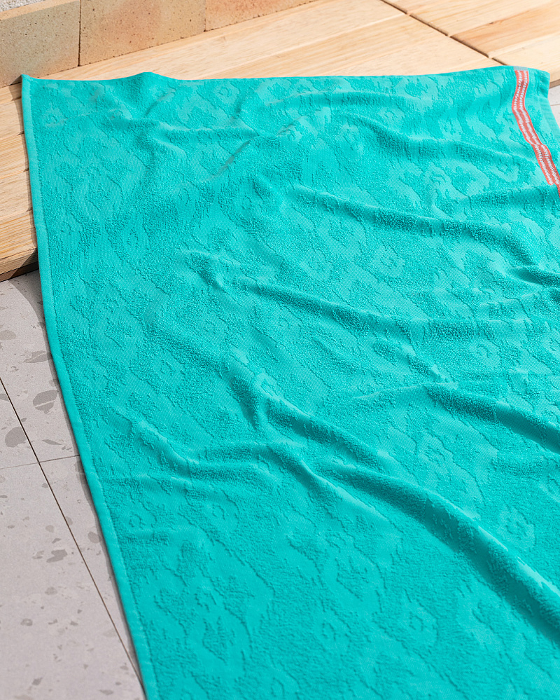 Пляжное полотенце Niels 70x150 см. - бирюзовое